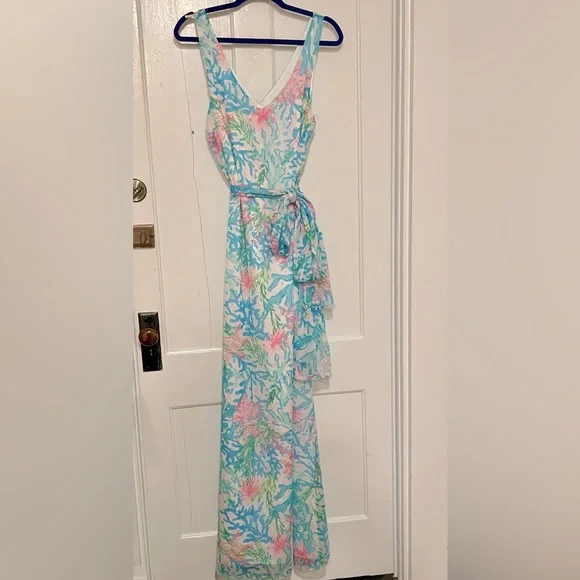 chinese dress ladies Women's UPF 50+ Kaden Chillylilly Maxi Dress in Pink main image 0